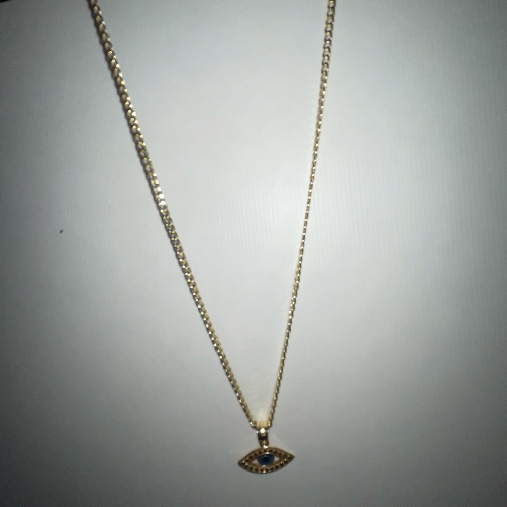 10k yellow gold Cuban chain with 14k pendant